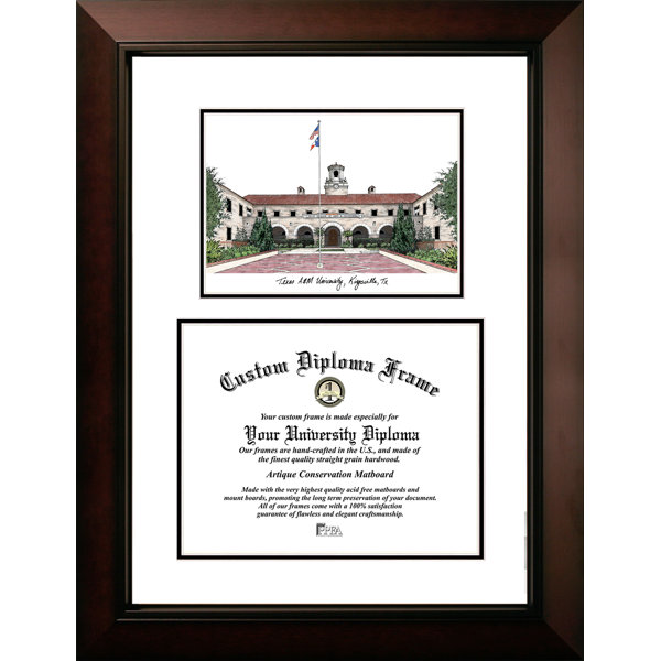 Campus Images NCAA Wood Digital Picture Frame Wayfair